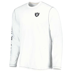 Las Vegas Raiders Laces Out Billboard Long Sleeve T-Shirt White | Tommy Bahama