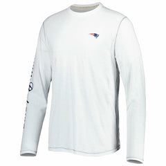 New England Patriots Laces Out Billboard Long Sleeve T-Shirt White | Tommy Bahama