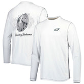 Philadelphia Eagles Laces Out Billboard Long Sleeve T-Shirt White | Tommy Bahama