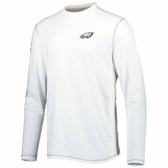 Philadelphia Eagles Laces Out Billboard Long Sleeve T-Shirt White | Tommy Bahama
