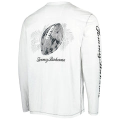 Pittsburgh Steelers Laces Out Billboard Long Sleeve T-Shirt White | Tommy Bahama