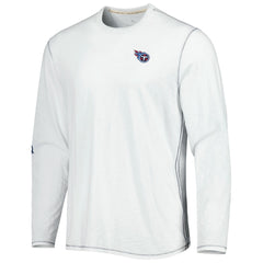 Tennessee Titans Laces Out Billboard Long Sleeve T-Shirt White | Tommy Bahama