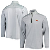 Washington Commanders On Deck IslandZone Half-Zip Jacket Gray | Tommy Bahama