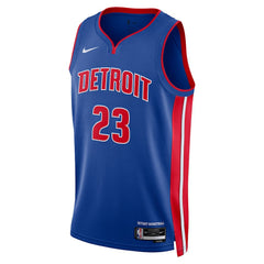 Jaden Ivey Detroit Pistons Unisex 2022 NBA Draft First Round Pick Swingman Jersey Icon Editi- Blue - NBA