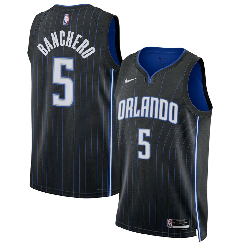 Paolo Banchero Orlando Magic Unisex 2022 NBA Draft First Round Pick Swingman Jersey Icon Edition Black - NBA