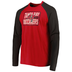 Tampa Bay Buccaneers New Era Current Raglan Long Sleeve T-Shirt Red | NFL