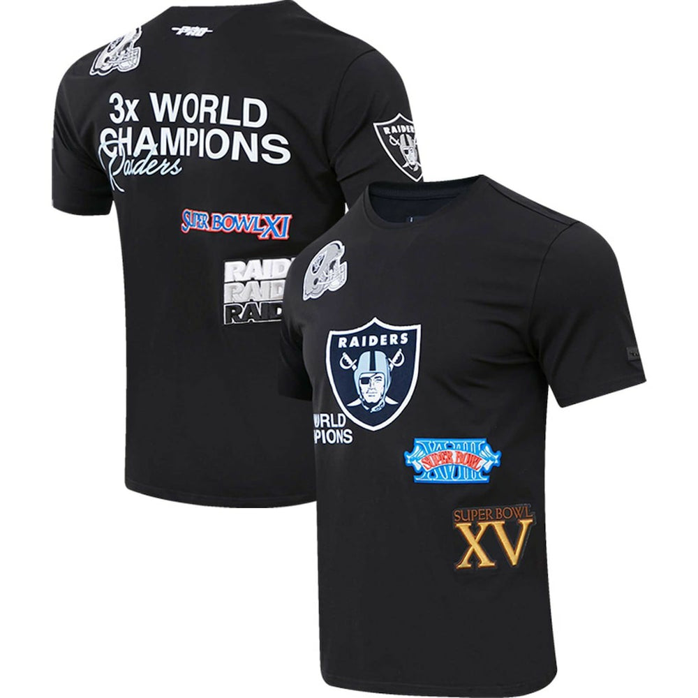 Las Vegas Raiders Pro Standard Championship T-Shirt Black | NFL