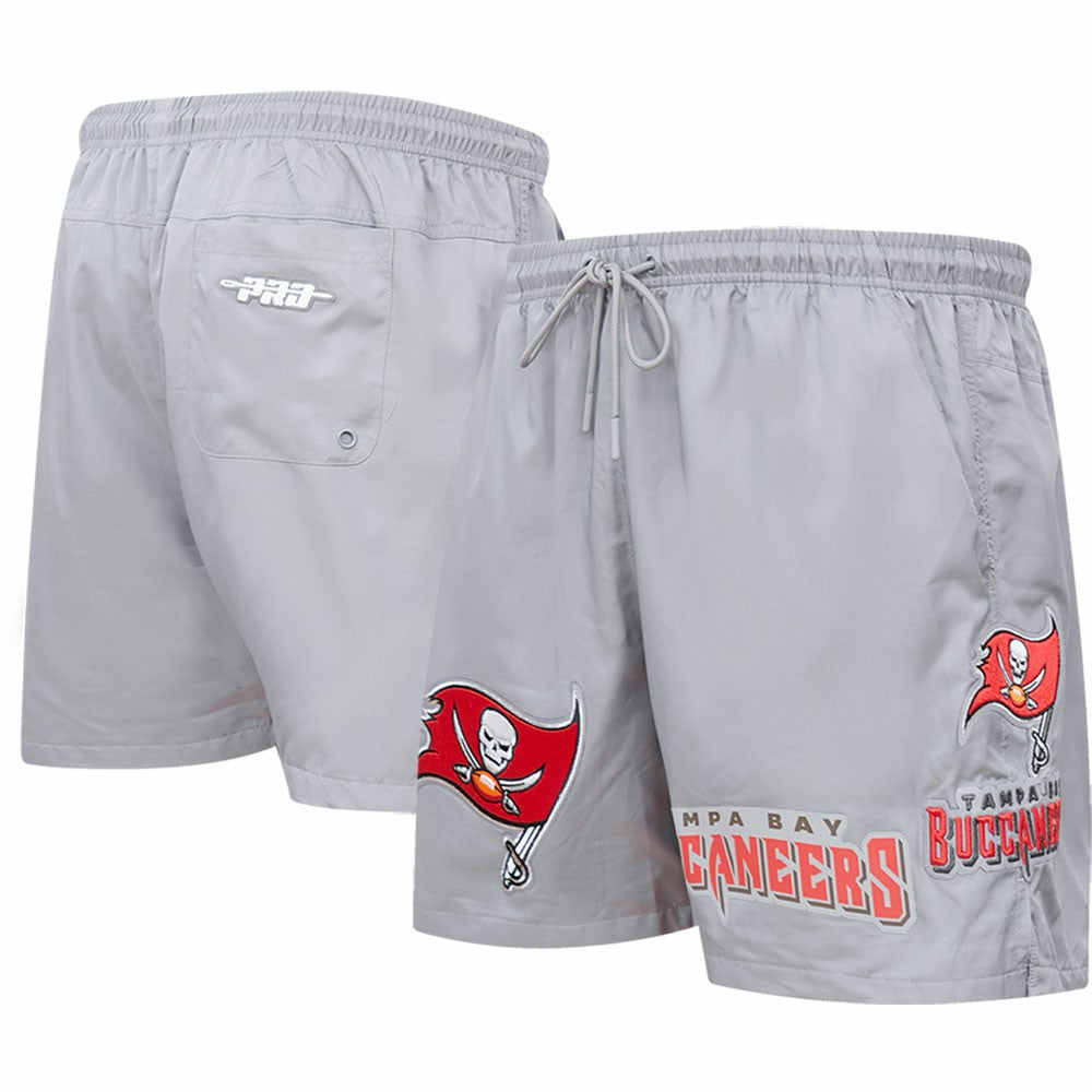 Tampa Bay Buccaneers Pro Standard Woven Shorts Pewter | NFL