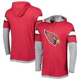 Arizona Cardinals New Era Long Sleeve Hoodie T-Shirt Cardinal | NFL