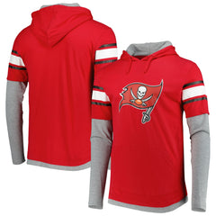Tampa Bay Buccaneers New Era Long Sleeve Hoodie T-Shirt Red | NFL