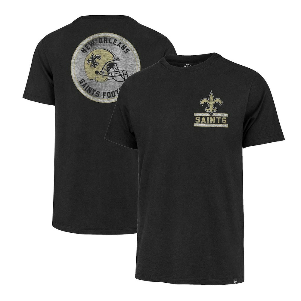 New Orleans Saints '47 Open Field Franklin T-Shirt Black | 47 brand