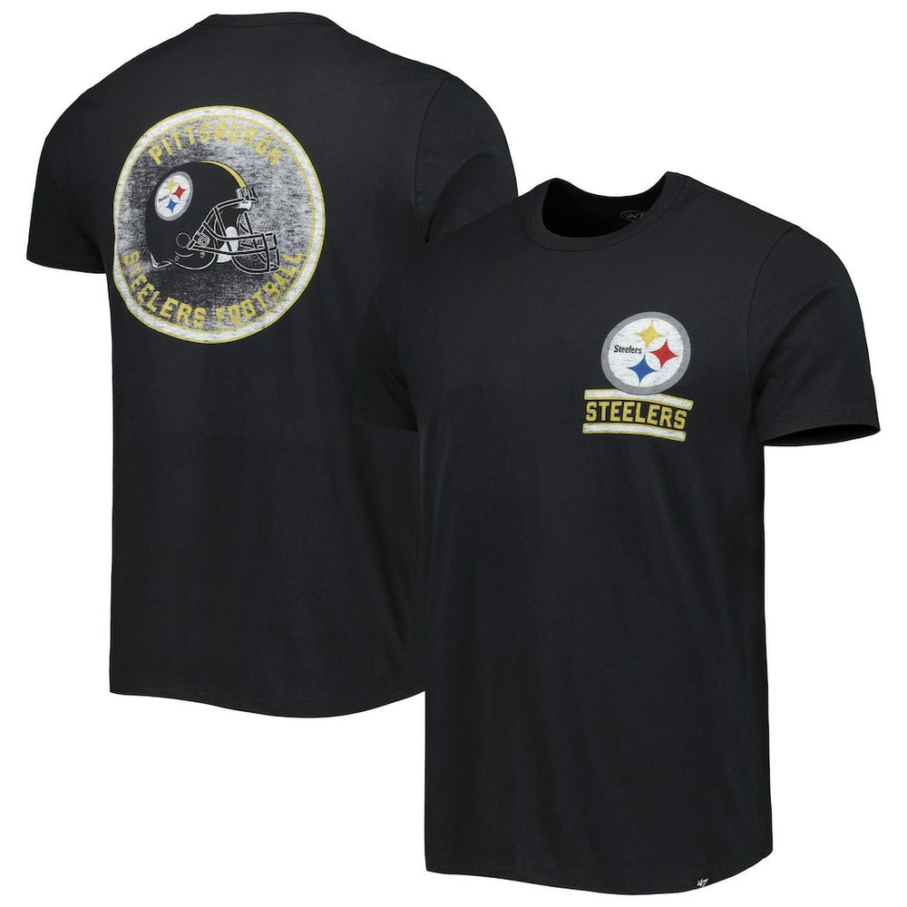 Pittsburgh Steelers '47 Open Field Franklin T-Shirt Black | 47 brand
