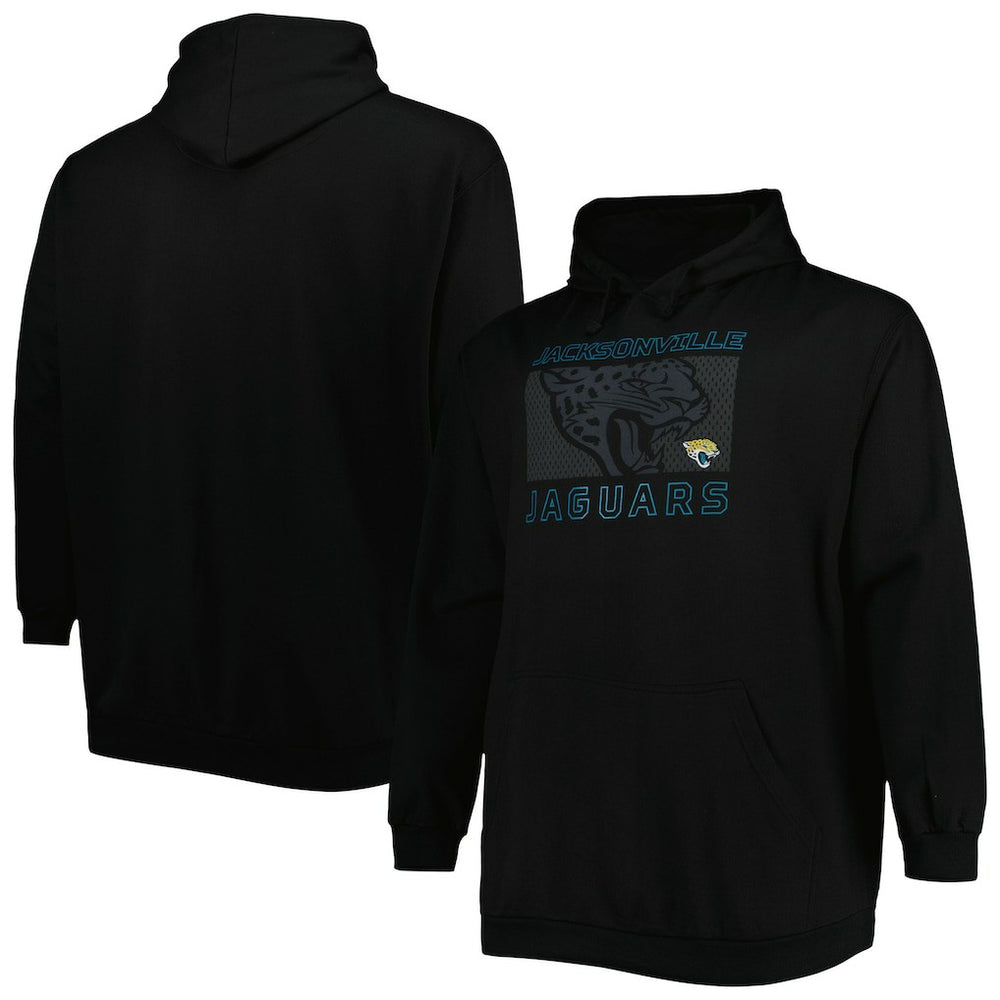 Jacksonville Jaguars Big & Tall Pop of Color Pullover Hoodie Black | Fanatics