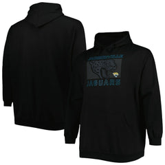 Jacksonville Jaguars Big & Tall Pop of Color Pullover Hoodie Black | Fanatics