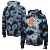 Cleveland Browns New Era Team Tie-Dye Pullover Hoodie Black | NFL
