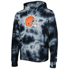Cleveland Browns New Era Team Tie-Dye Pullover Hoodie Black | NFL