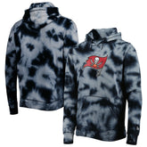 Tampa Bay Buccaneers New Era Team Tie-Dye Pullover Hoodie Black | NFL