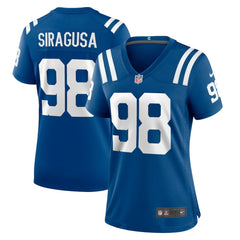 Tony Siragusa Indianapolis Colts Women's Game Retired Player Jersey Royal | Nike for Sale