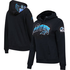Carolina Panthers Pro Standard Women's Local Patch Pullover Hoodie Black | NFL