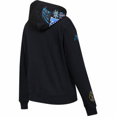Carolina Panthers Pro Standard Women's Local Patch Pullover Hoodie Black | NFL