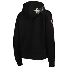 New Orleans Saints Pro Standard Women's Local Patch Pullover Hoodie Black | NFL