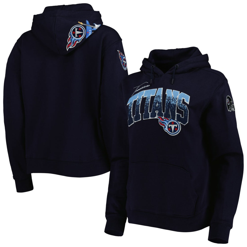 Tennessee Titans Pro Standard Women's Local Patch Pullover Hoodie Navy | NFL