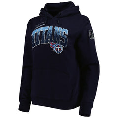 Tennessee Titans Pro Standard Women's Local Patch Pullover Hoodie Navy | NFL