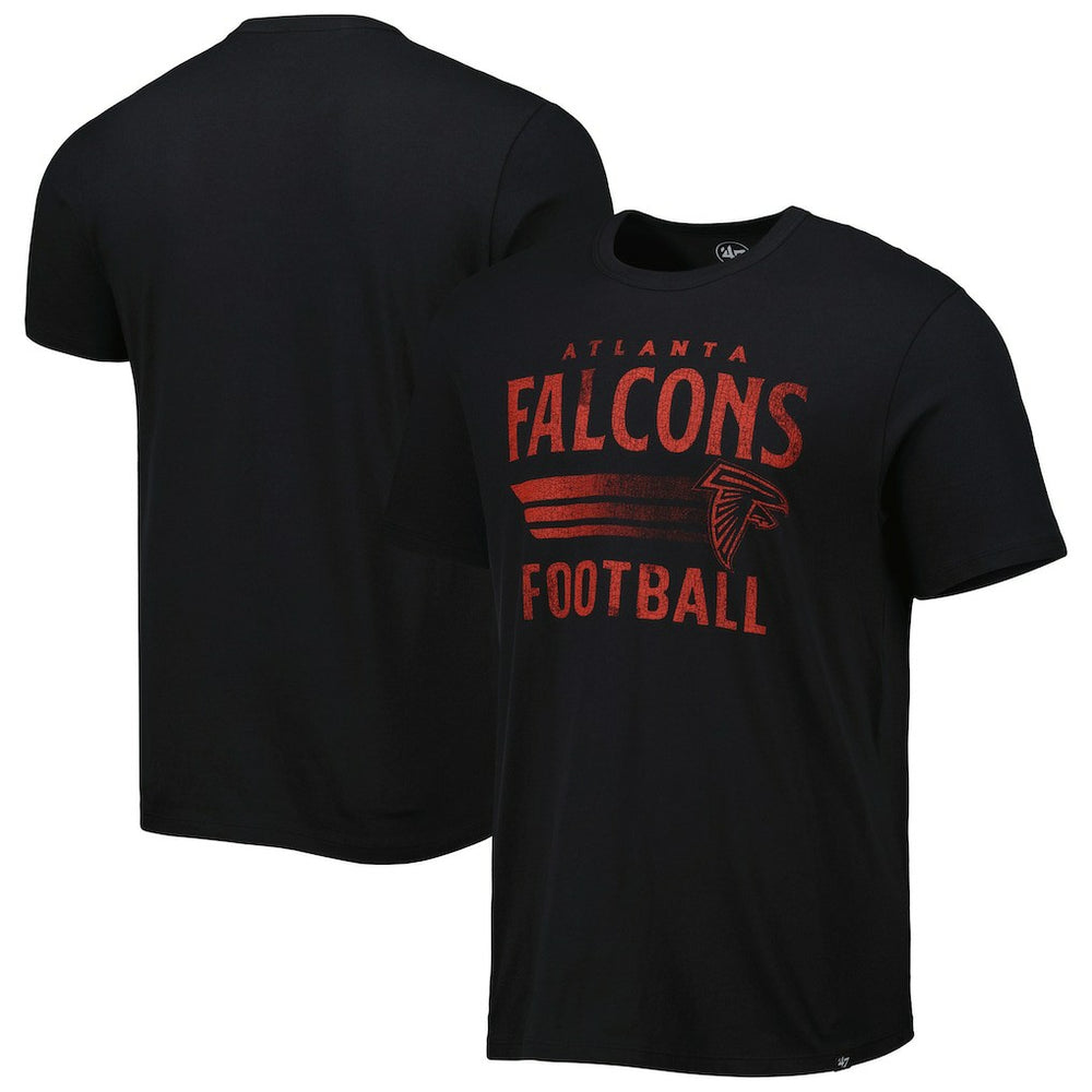 Atlanta Falcons '47 Wordmark Rider Franklin T-Shirt Black | 47 brand