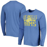 Los Angeles Rams '47 Brand Wide Out Franklin Long Sleeve T-Shirt Royal | 47 brand