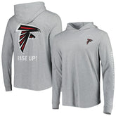 Atlanta Falcons Vineyard Vines Local Long Sleeve Hoodie T-Shirt Heathered Gray | NFL