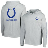 Indianapolis Colts Vineyard Vines Local Long Sleeve Hoodie T-Shirt Heathered Gray | NFL