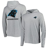 Carolina Panthers Vineyard Vines Local Long Sleeve Hoodie T-Shirt Heathered Gray | NFL