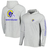 Los Angeles Rams Vineyard Vines Local Long Sleeve Hoodie T-Shirt Heathered Gray | NFL