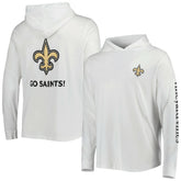 New Orleans Saints Vineyard Vines Local Long Sleeve Hoodie T-Shirt White | NFL