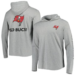 Tampa Bay Buccaneers Vineyard Vines Local Long Sleeve Hoodie T-Shirt Heathered Gray | NFL