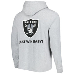 Las Vegas Raiders Vineyard Vines Local Long Sleeve Hoodie T-Shirt Heathered Gray | NFL