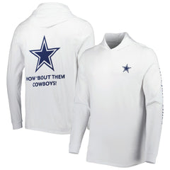 Dallas Cowboys Vineyard Vines Local Long Sleeve Hoodie T-Shirt White | NFL