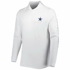 Dallas Cowboys Vineyard Vines Local Long Sleeve Hoodie T-Shirt White | NFL