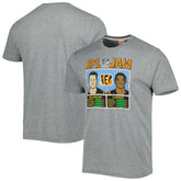 Ja'Marr Chase & Joe Burrow Cincinnati Bengals Homage Unisex NFL Jam Tri-Blend T-Shirt Heather Gray | NFL