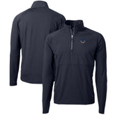 Indianapolis Colts Cutter & Buck Adapt Eco Knit Hybrid Recycled Quarter-Zip Pullover Top Navy | NFL