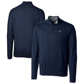 Buffalo Bills Cutter & Buck Lakemont Quarter-Zip Pullover Sweater Navy | NFL