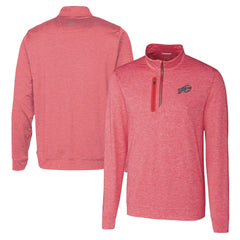 Buffalo Bills Cutter & Buck Americana Stealth Quarter-Zip Pullover Top Red | NFL