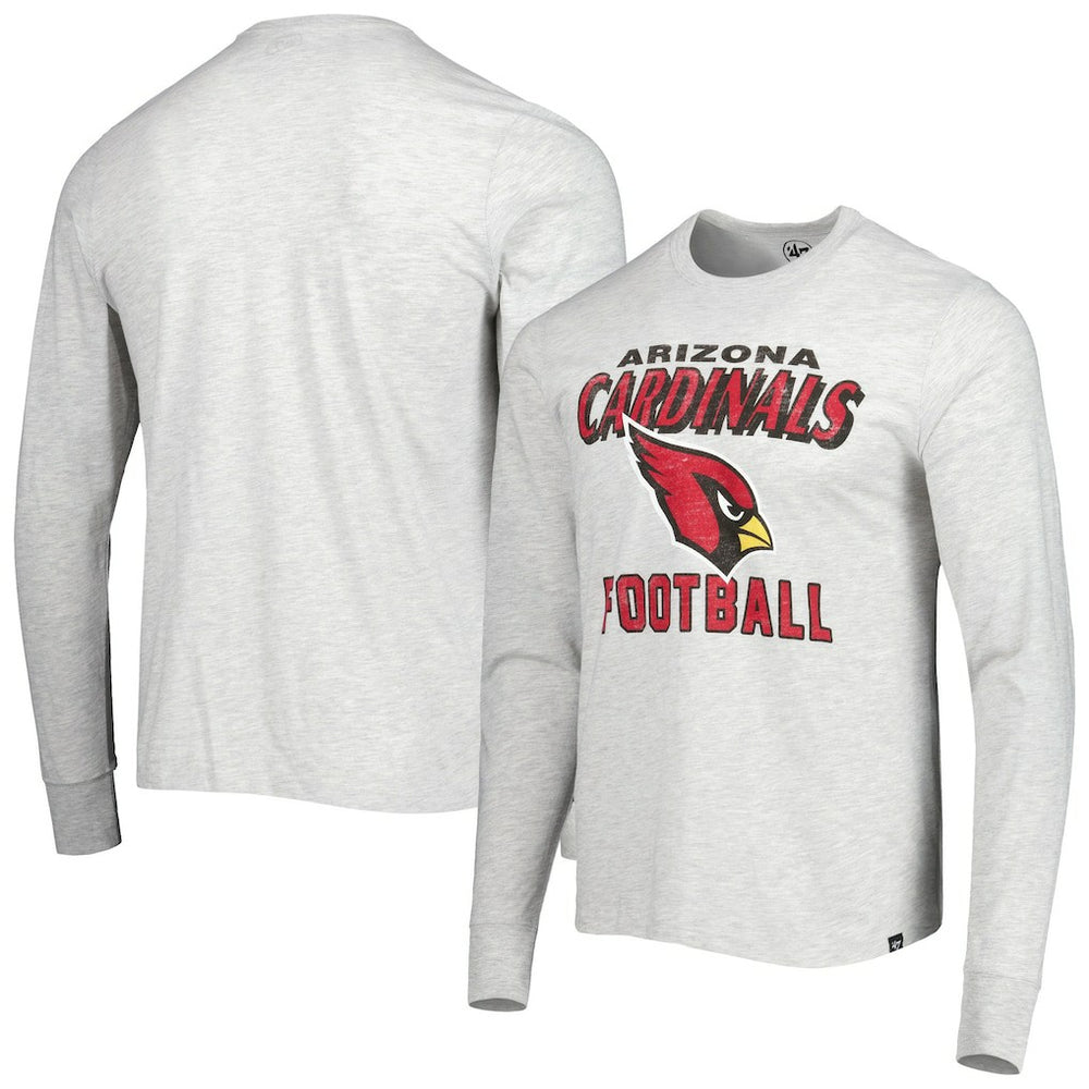 Arizona Cardinals '47 Dozer Franklin Long Sleeve T-Shirt Heathered Gray | 47 brand