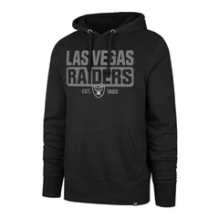 Las Vegas Raiders '47 Box Out Headline Pullover Hoodie Black | 47 brand