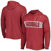 Arizona Cardinals '47 Field Franklin Hooded Long Sleeve T-Shirt Cardinal | 47 brand