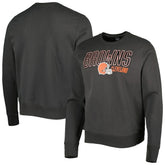 Cleveland Browns '47 Locked In Headline Pullover Sweatshirt Charcoal | 47 brand