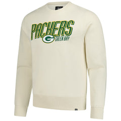 Green Bay Packers '47 Locked In Headline Pullover Sweatshirt Cream | 47 brand