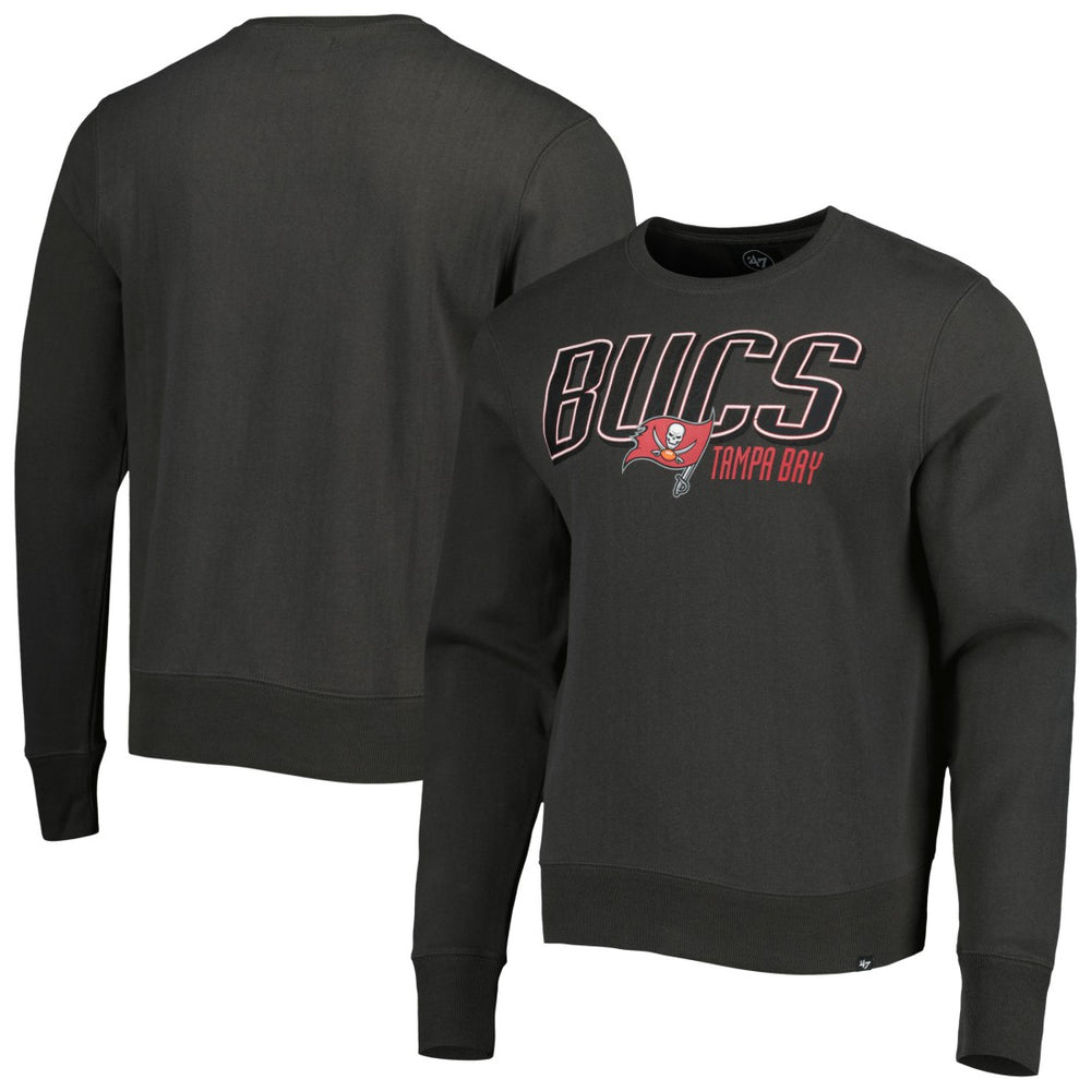 Tampa Bay Buccaneers '47 Locked In Headline Pullover Sweatshirt Charcoal | 47 brand