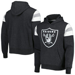 Las Vegas Raiders '47 Premier Nico Pullover Hoodie Heathered Black | 47 brand