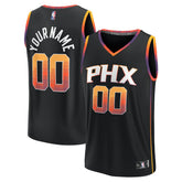 Phoenix Suns Fast Break Custom Replica Jersey Black Statement Edition - NBA